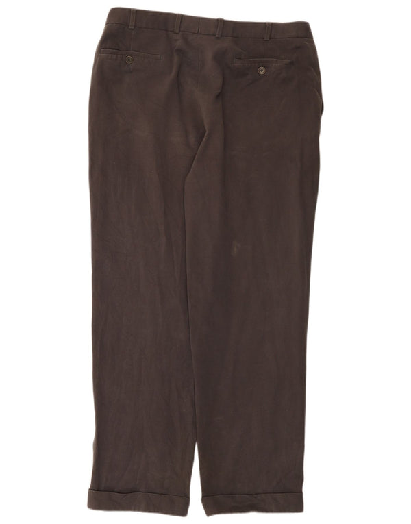Marks & Spencer Pantaloni chino drepte pentru bărbați St. Michael W36 L31 gri