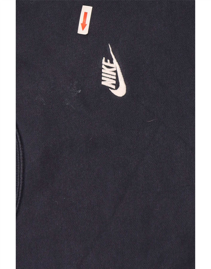 Hanorac pentru bărbați Nike Pulover mare din bumbac bleumarin