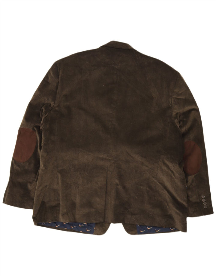 Jachetă pentru bărbați Chaps din velur cu 2 nasturi IT 52 XL bumbac kaki