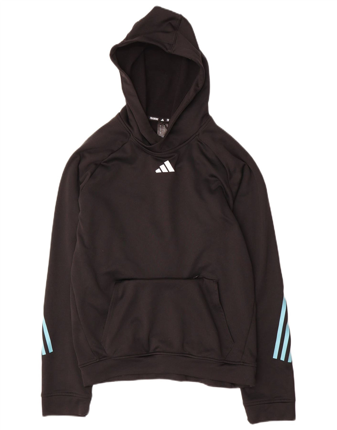 Pulover Adidas Aeroready pentru bărbați, poliester mic, negru