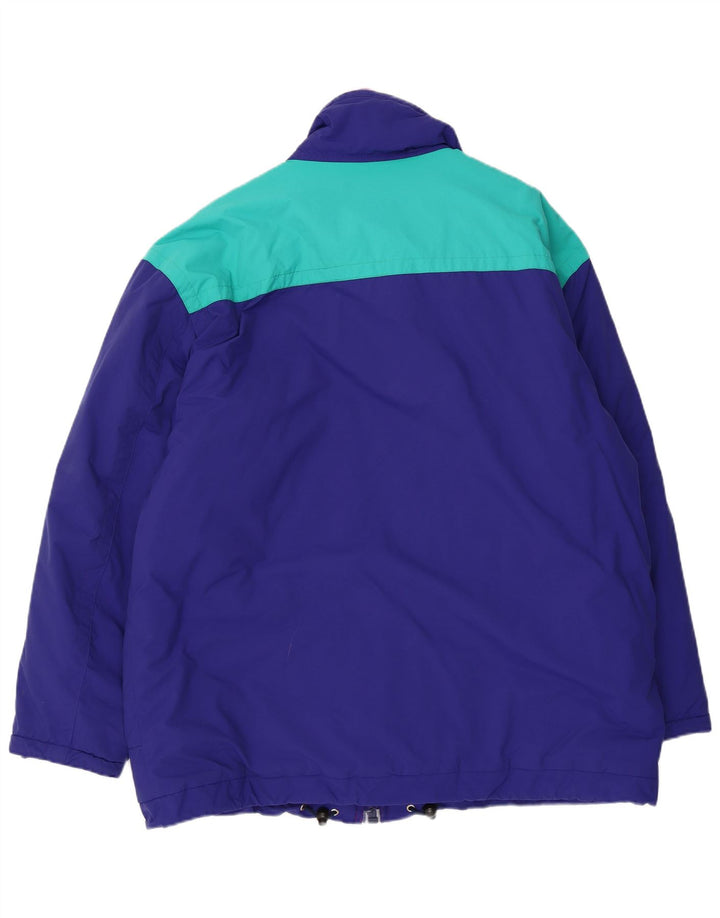 Jachetă de vânt pentru bărbați Belfe Marea Britanie 44 2XL Albastru Colorblock Nylon