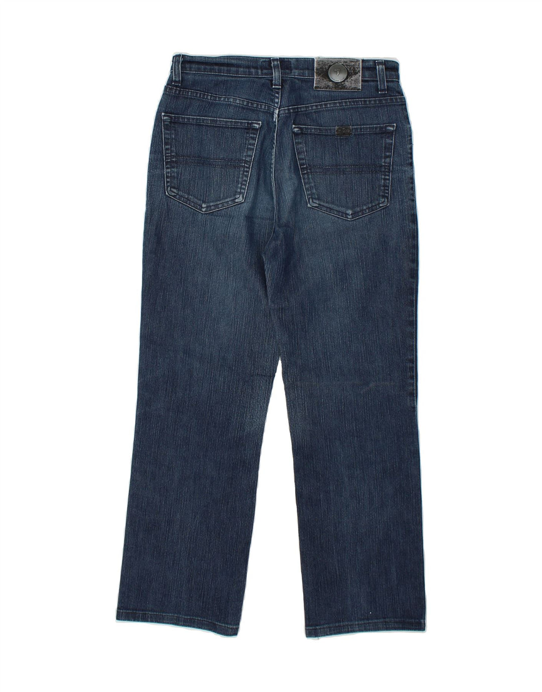 TRUSSARDI Womens Straight Jeans W28 L28 Navy Blue Vintage Trussardi and Second-Hand Trussardi from Messina Hembry 