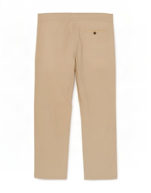 Marks & Spencer Pantaloni chino pentru bărbați, Blue Harbour, largi, L30 L31, bej