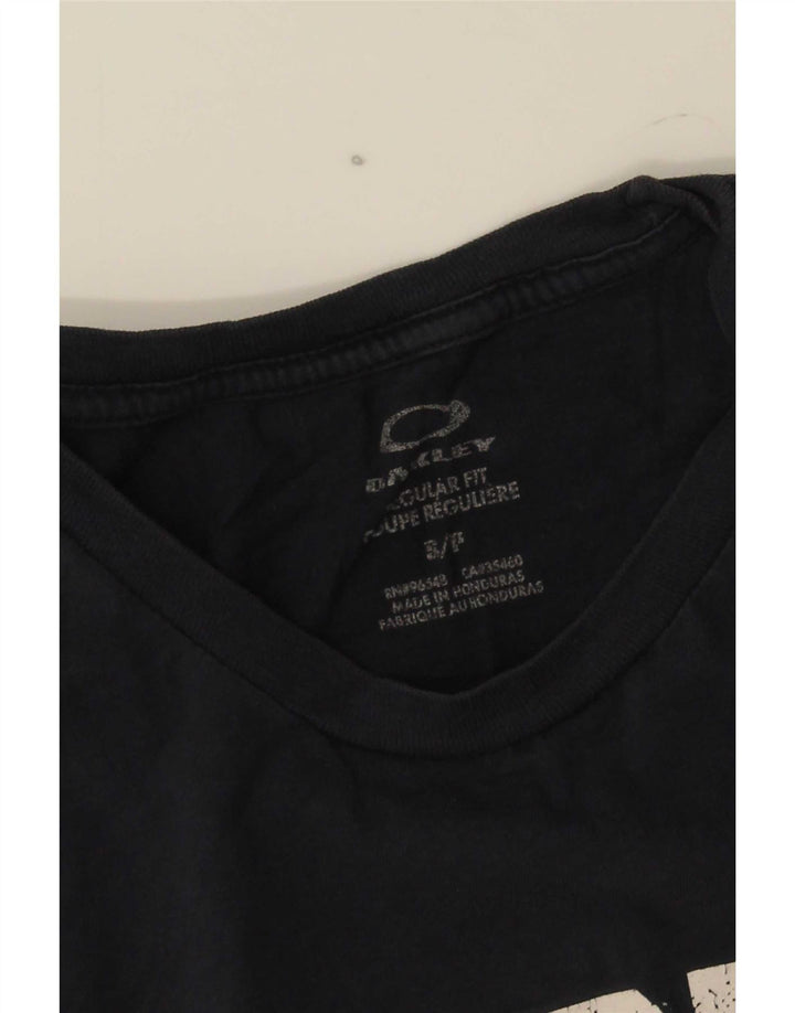 Tricou grafic Oakley pentru bărbați Top mic, bleumarin