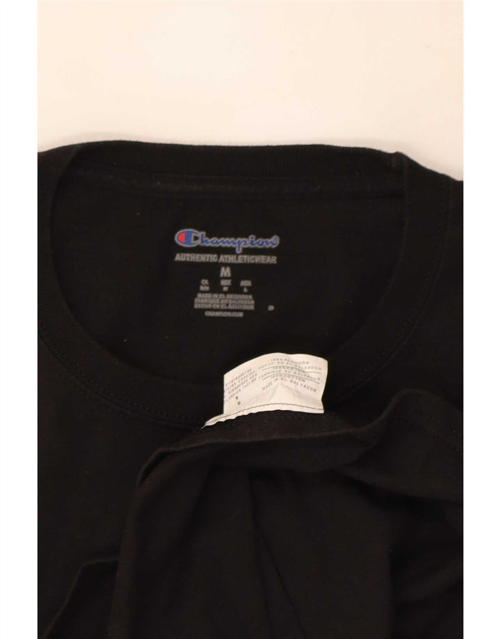 Tricou Bărbați Champion Top Medium Negru Bumbac