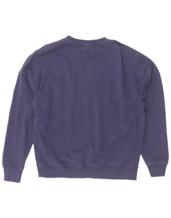 Pulover supradimensionat pentru femei Nike UK 14 Bumbac, albastru bleumarin mediu