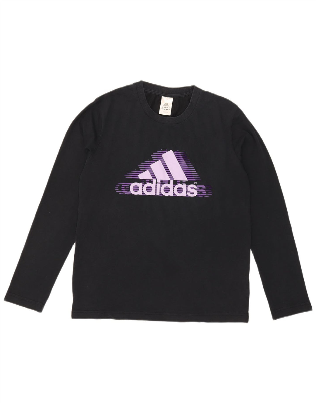 Tricou cu mânecă lungă pentru bărbați Adidas, albastru bleumarin mediu