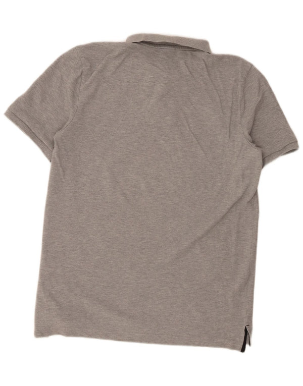 Tricou polo Nike pentru bărbați, bumbac, gri mediu