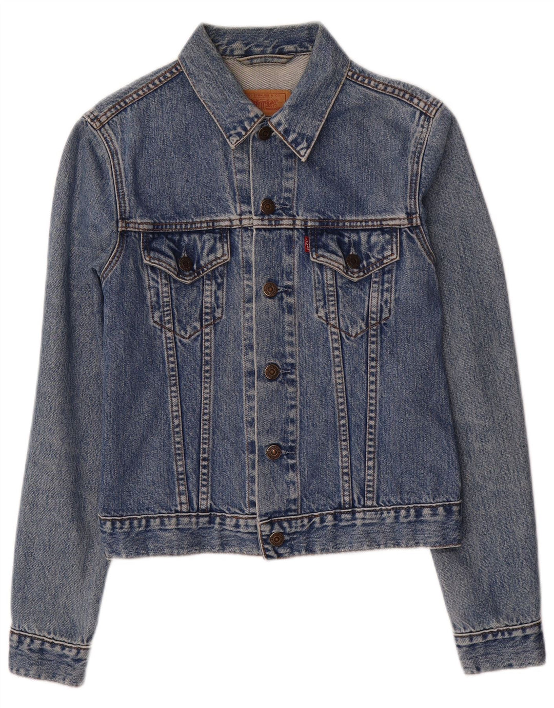 Jacheta Fete LEVI'S Denim 10-11 Ani Bumbac Albastru Mediu