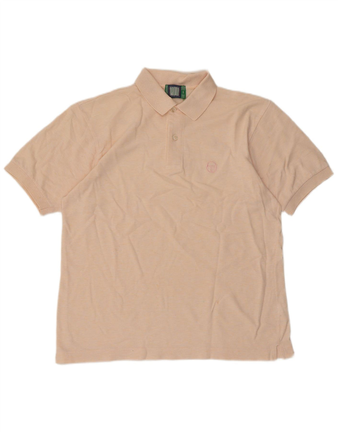 Tricou polo Sergio Tacchini pentru bărbați, bumbac roz mediu