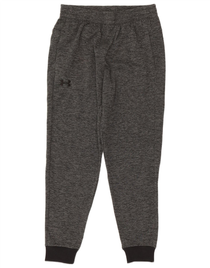 UNDER ARMOUR Mens Tracksuit Trousers Joggers Large  Grey Flecked Polyester