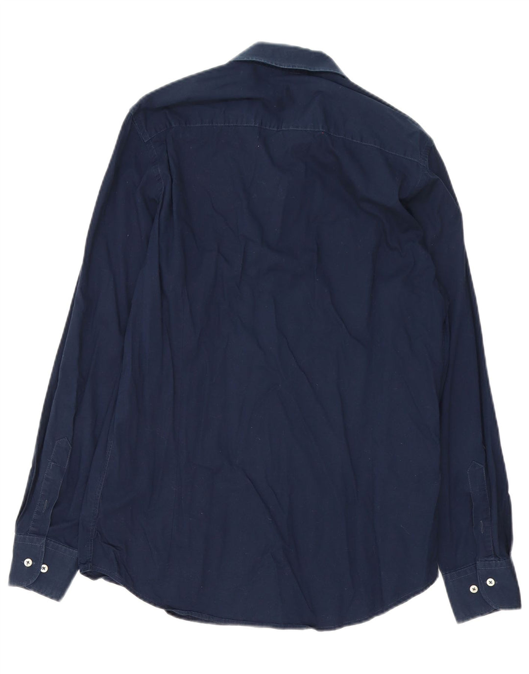 Trussardi Cămașă Bărbați Mărimea 41/42 Mare Bumbac Bleumarin