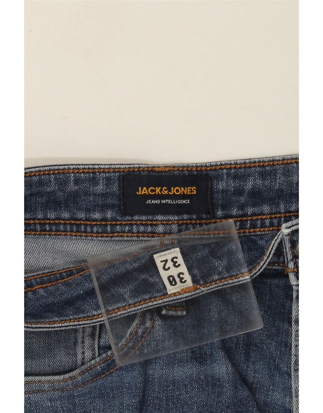 Blugi drepți pentru bărbați Jack & Jones W30 L32 Bumbac albastru