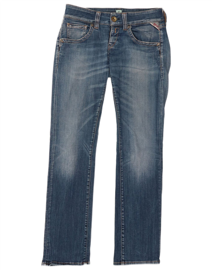 Replay blugi slim pentru femei W27 L30 bumbac albastru