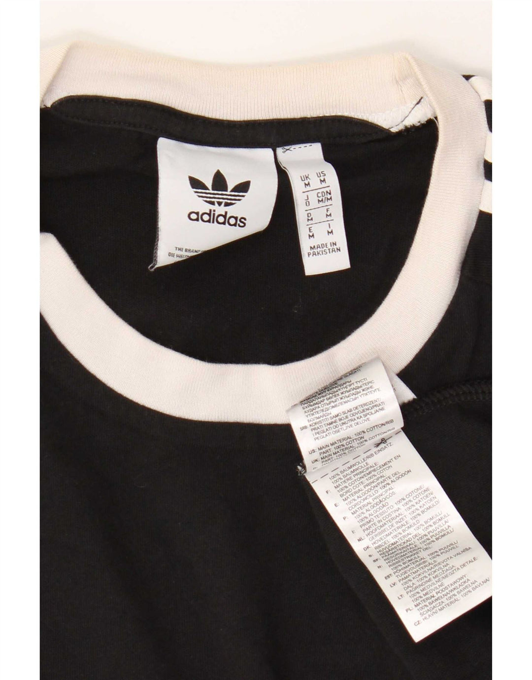 Tricou Bărbați Adidas Top Mediu Negru Bumbac