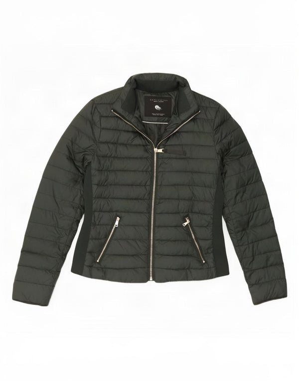 Jachetă căptușită pentru femei Zara UK 14 Medium Khaki