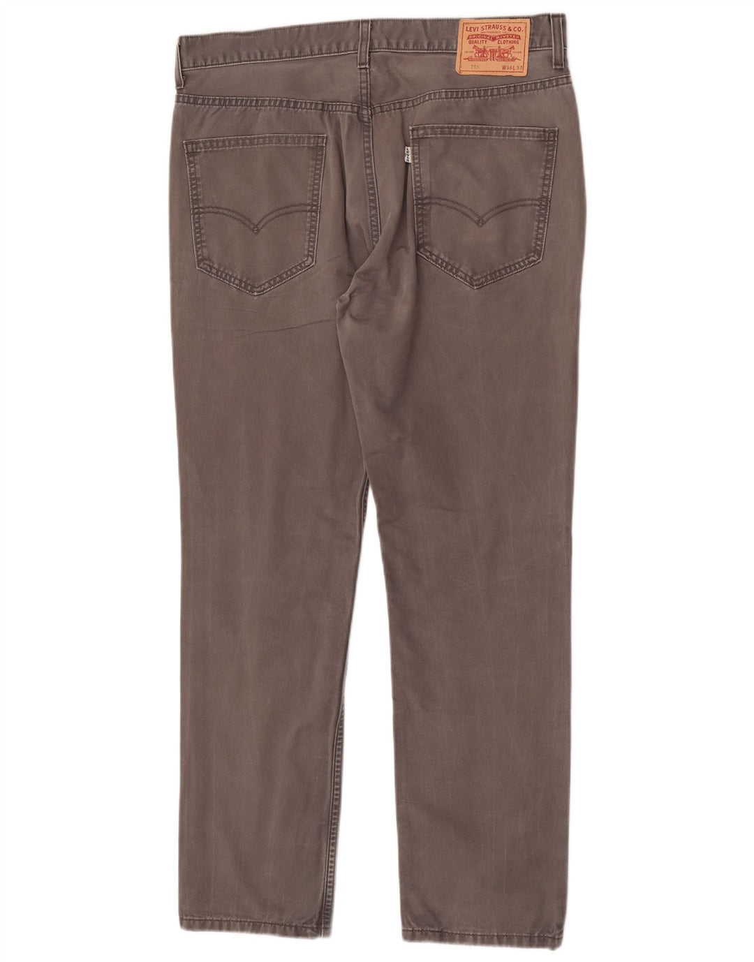 Blugi drepti pentru bărbați Levi's 751 W36 L32 bumbac gri