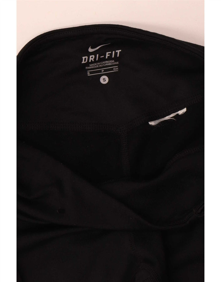 Leggings Nike Dri Fit pentru femei UK 8 Small Black Colorblock
