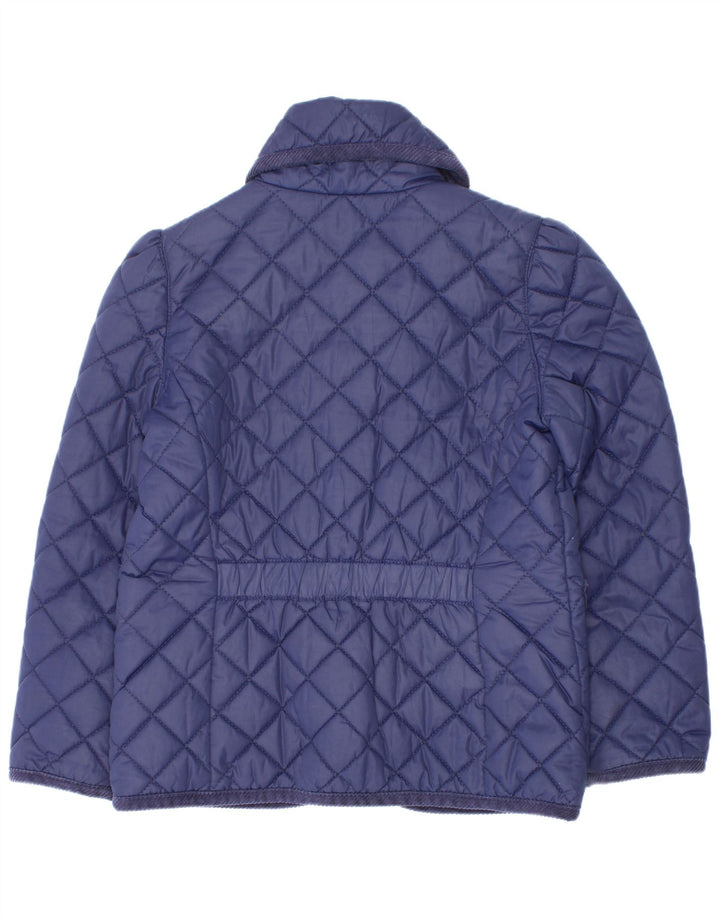 Jachetă matlasată Polo Ralph Lauren pentru fete 5-6 ani poliester bleumarin