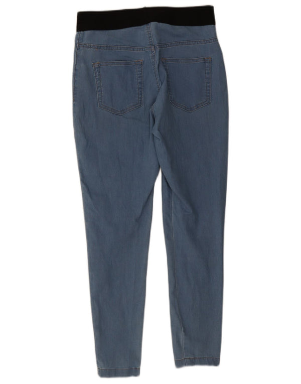 Blugi jegging pentru femei Marks & Spencer UK 12 Medium W30 L26 Blue Colorblock