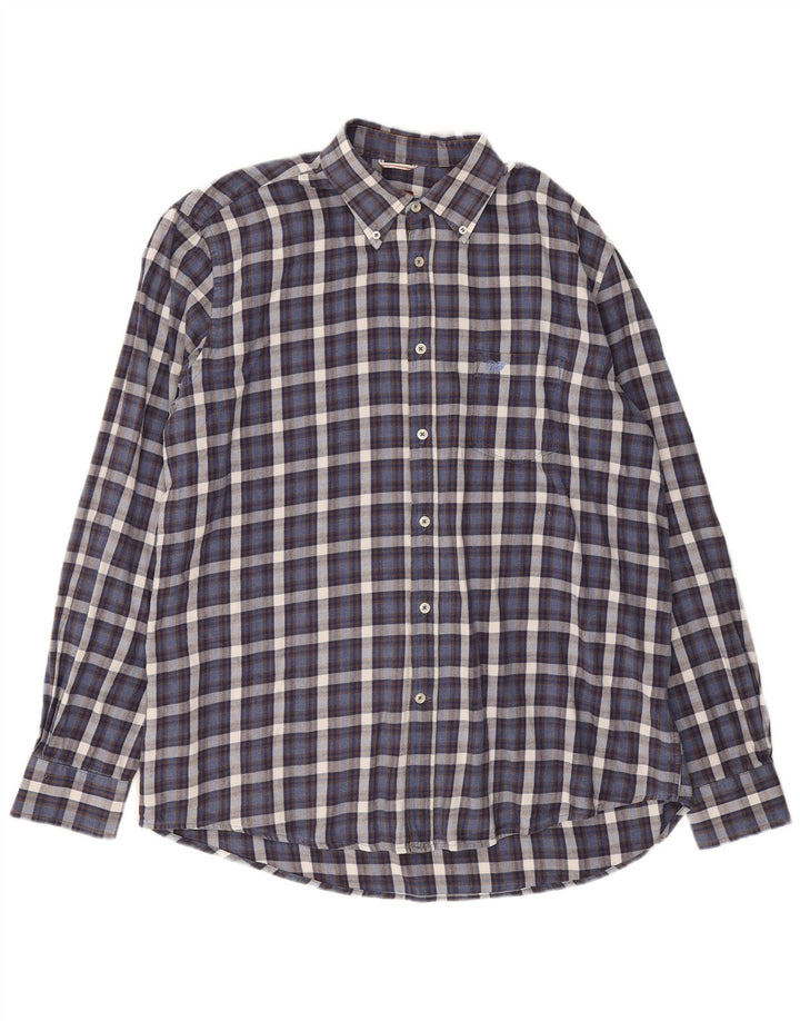Cămașă de flanel pentru bărbați Carrera, cu ajustare normală, 2XL, albastru bleumarin
