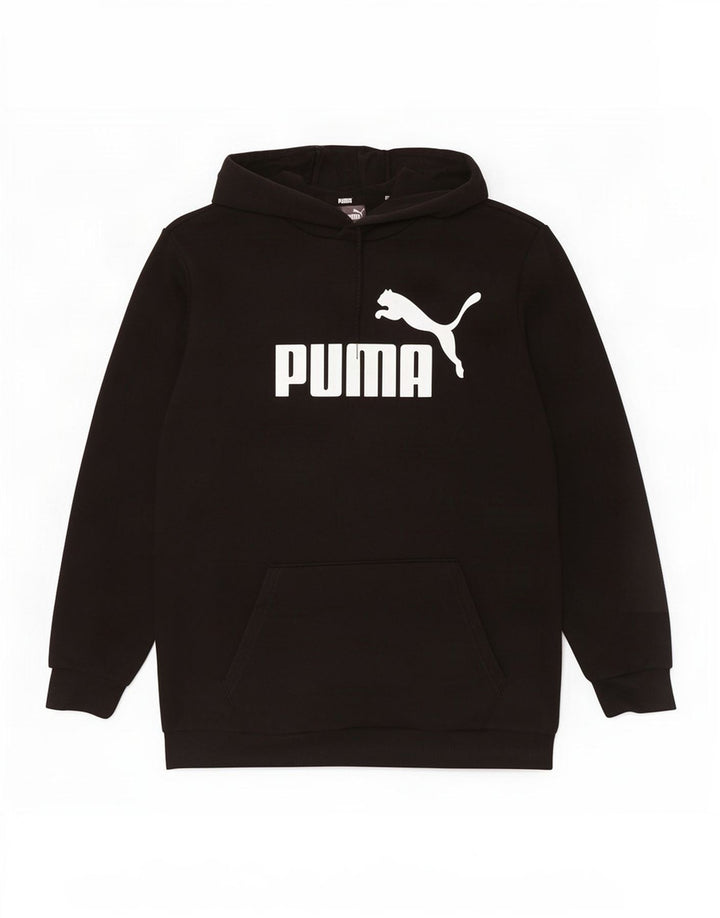 Pulover pentru bărbați Puma Graphic Hoodie, bumbac mediu negru