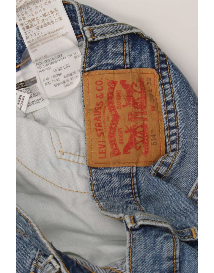Blugi drepti pentru bărbați Levi's 514 W32 L32 Bumbac albastru