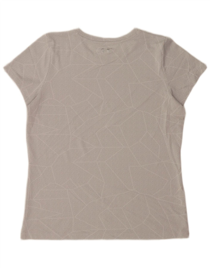 Tricou Under Armour pentru bărbați Heat Gear Top mare, gri, poliester geometric
