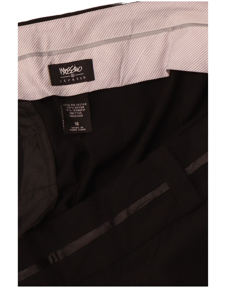 MOSSIMO Pantaloni de costum cu talie înaltă pentru femei US 16 2XL W38 L32 Negru