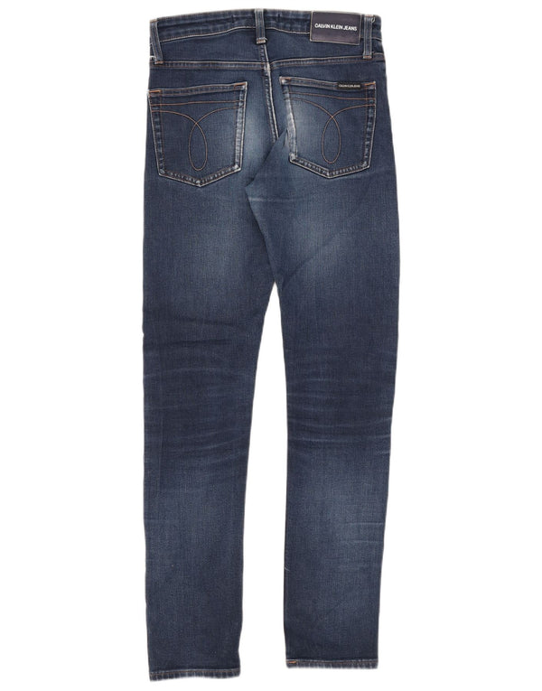 Blugi slim pentru bărbați Calvin Klein W28 L32 Bumbac albastru
