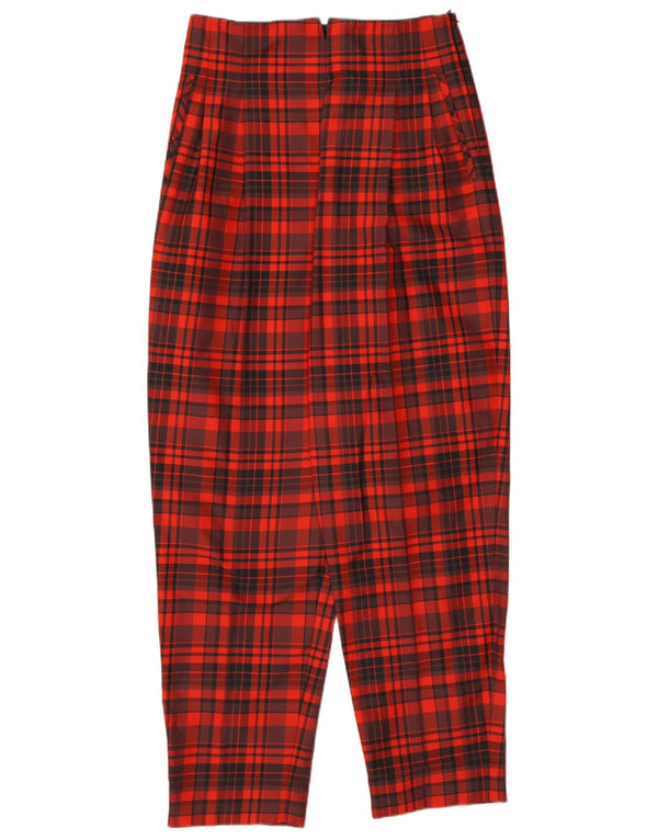 Pantaloni chino pentru femei cu talie înaltă Emporio Armani EU 42 Large W28 L30 Red