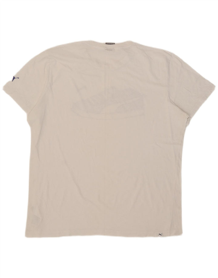 Tricou grafic Puma pentru bărbați Top 2XL Bumbac alb