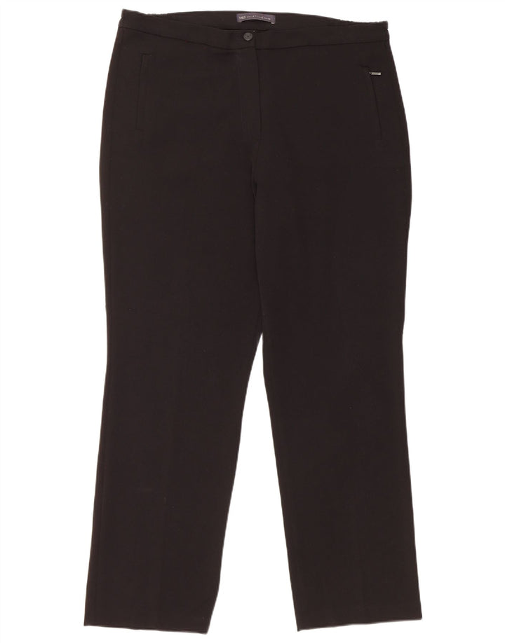 Pantaloni casual subțiri pentru femei Marks & Spencer W36 L28 negri