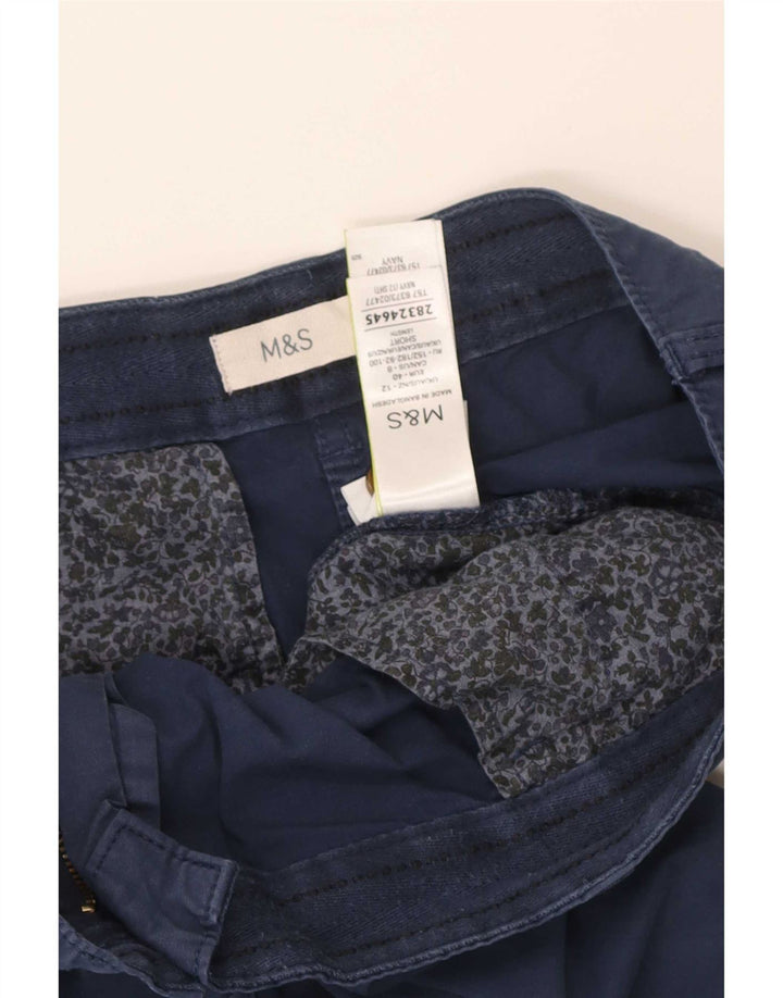 Pantaloni chino pentru femei Marks & Spencer UK 12 Medium W32 L27 Bleumarin