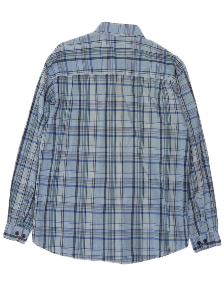 Cămașă pentru bărbați WRANGLER XL, bumbac cu carouri albastre
