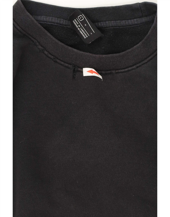 Hanorac pentru bărbați Nike Pulover mare, negru, bumbac