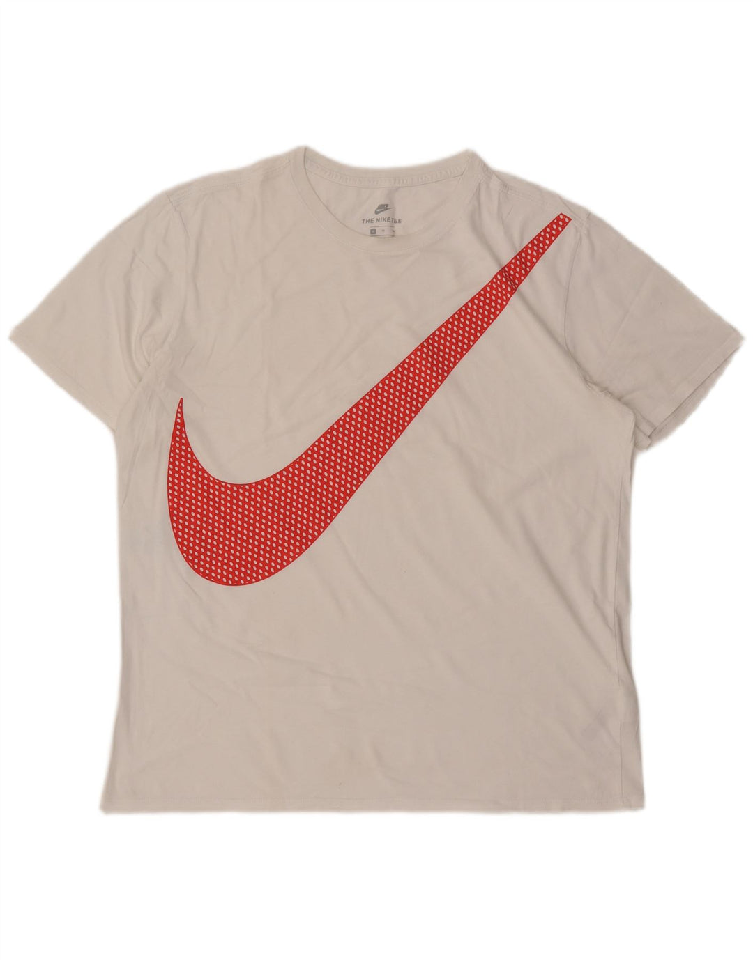 Tricou grafic Nike pentru bărbați, cu croială atletică, Top XL, alb