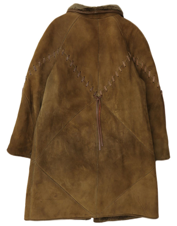 Palton din shearling pentru femei Igi & IT 42 Medium Khaki