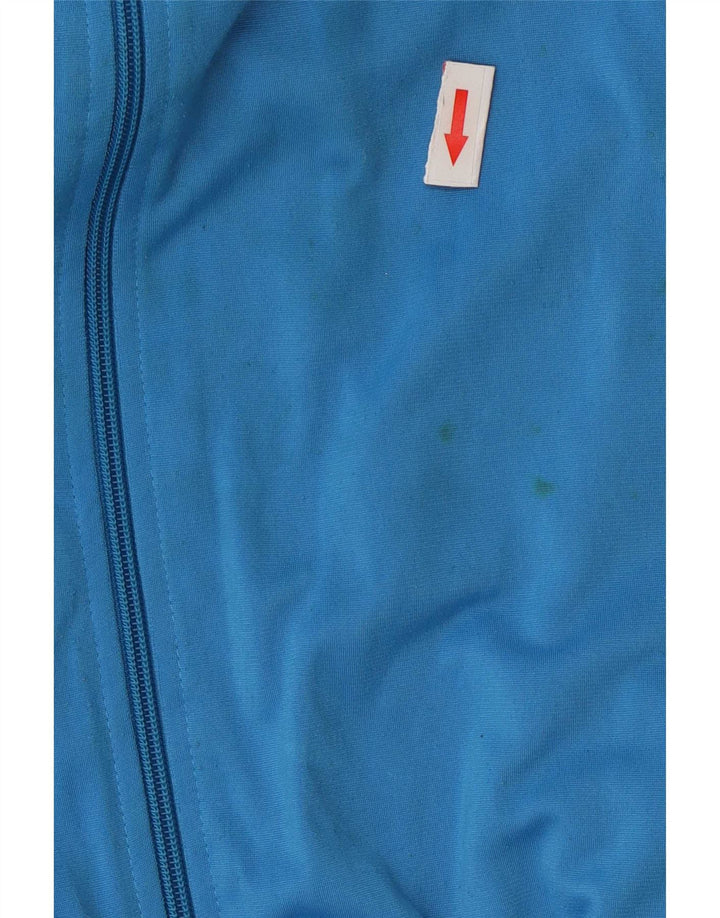 Jachetă de trening pentru bărbați Adidas Marea Britanie 36/38 Poliester color bloc albastru mic
