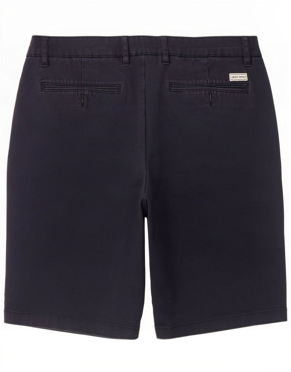 Jack Wills Mens Chino Shorts Large W34 Navy Blue Cotton