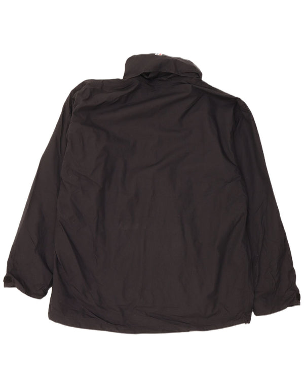 Jachetă de ploaie cu glugă pentru bărbați Berghaus UK 42 XL Nylon negru