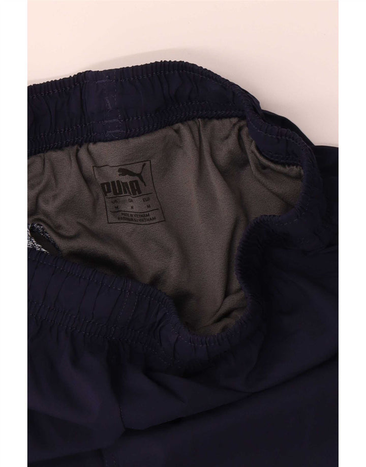 Pantaloni scurți sport Puma pentru bărbați, poliester, albastru, mediu