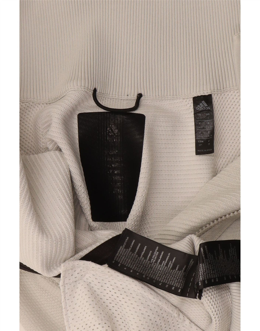 Jachetă de top pentru trening grafic Adidas pentru femei UK 8/10 Poliester alb mic