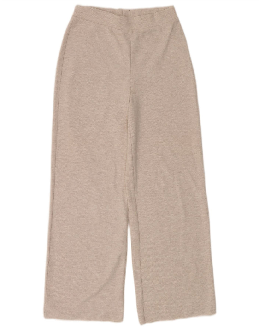Pantaloni de trening Zara pentru femei UK 12 Medium Bej Poliester cu pete