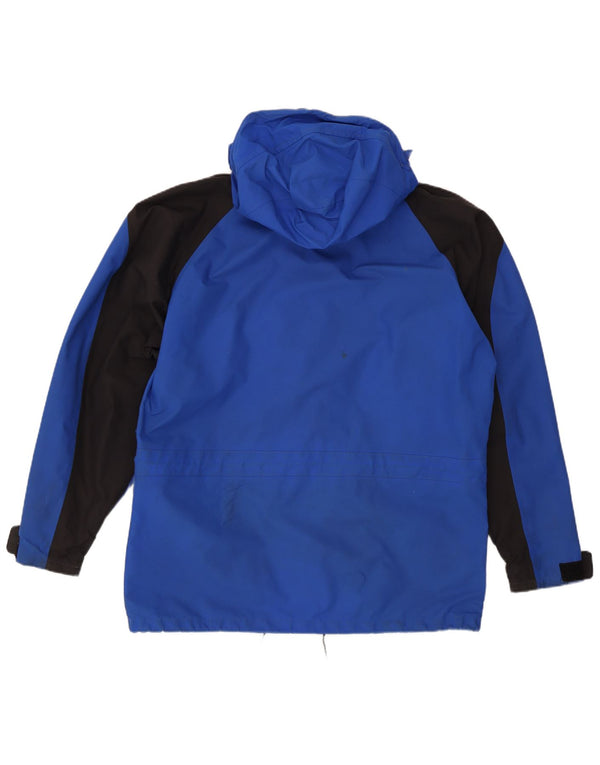 Jachetă de vânt cu glugă pentru bărbați Berghaus UK 42 XL Albastru Colorblock