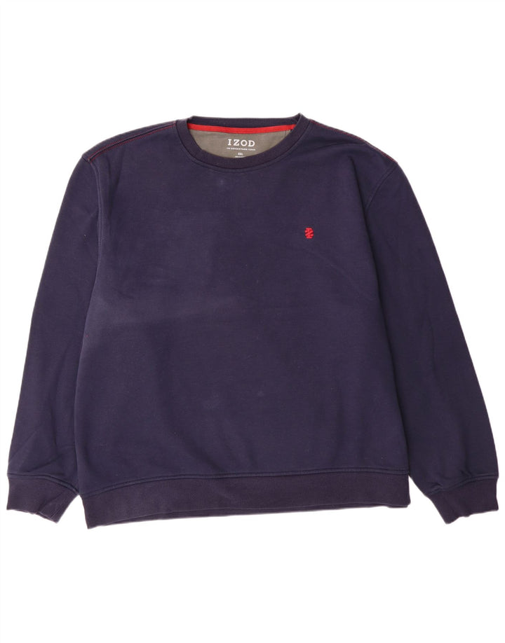 Pulover Izod pentru bărbați, 2XL, poliester bleumarin