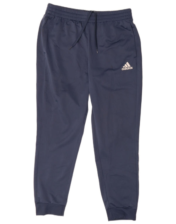 Pantaloni de trening pentru bărbați Adidas Pantaloni de jogging Marea Britanie 44/46 Poliester bleumarin mare