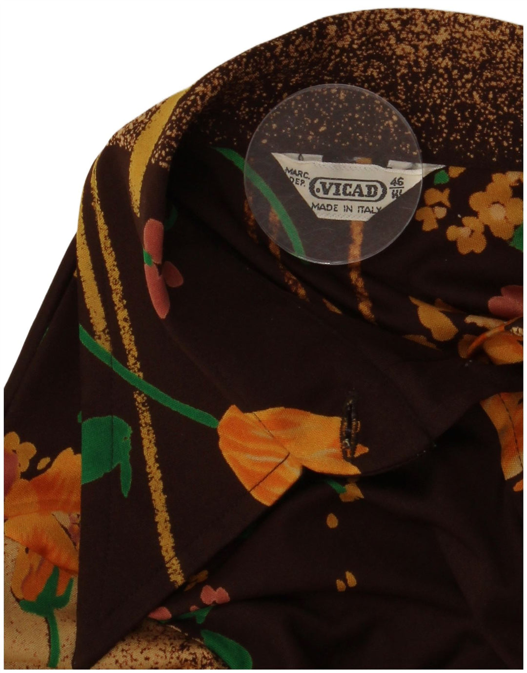 Bluză cămașă Vintage pentru femei IT 46 Mare Maro Floral