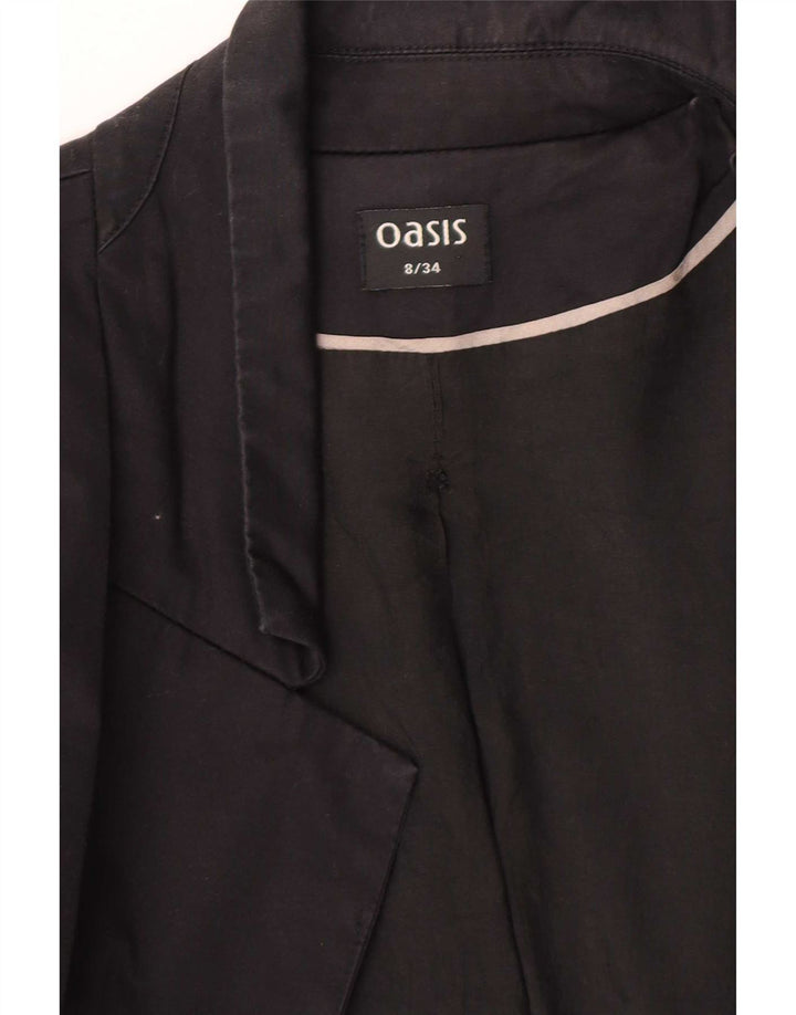 Jachetă Blazer Femei Oasis cu 1 nasture UK 8 Mic Negru