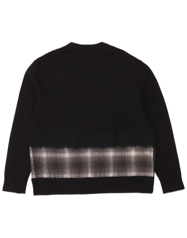 All Saints Pulover supradimensionat pentru bărbați cu gâtul turnat, mijlociu, bleumarin, caroserie